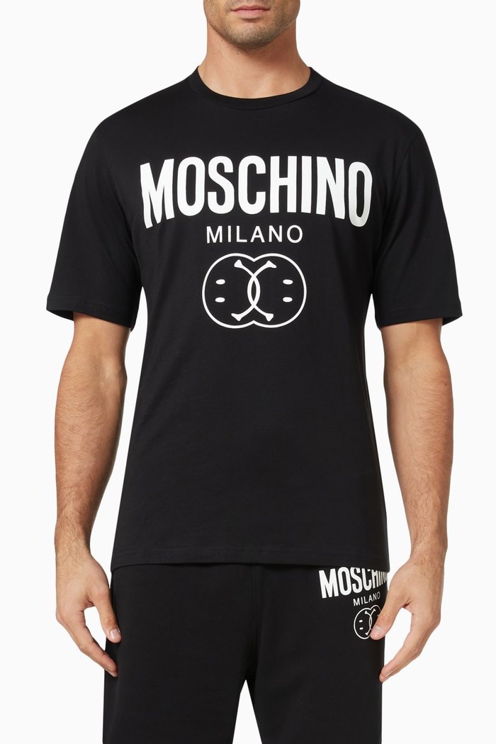 

Logo T-shirt in Cotton Jersey, Black