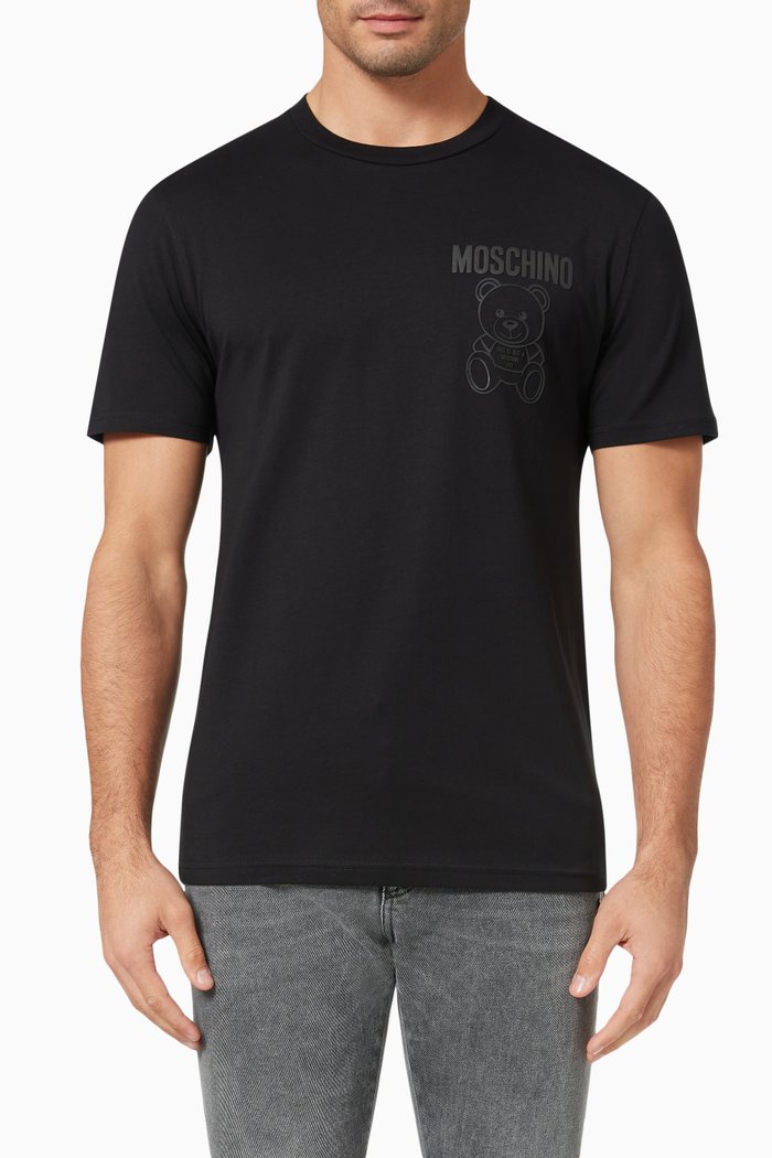 

Logo T-shirt in Cotton Jersey, Black