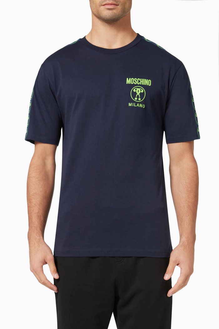 

Logo T-shirt in Organic Cotton Jersey, Blue