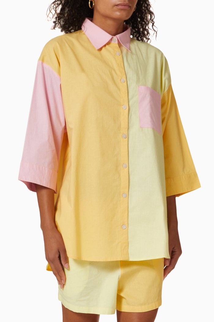 

The Vacay Shirt in Cotton Poplin, Multicolour