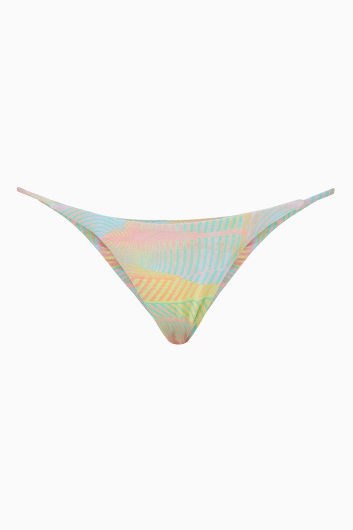 

The String Bikini Bottoms in Stretch Nylon, Multicolour