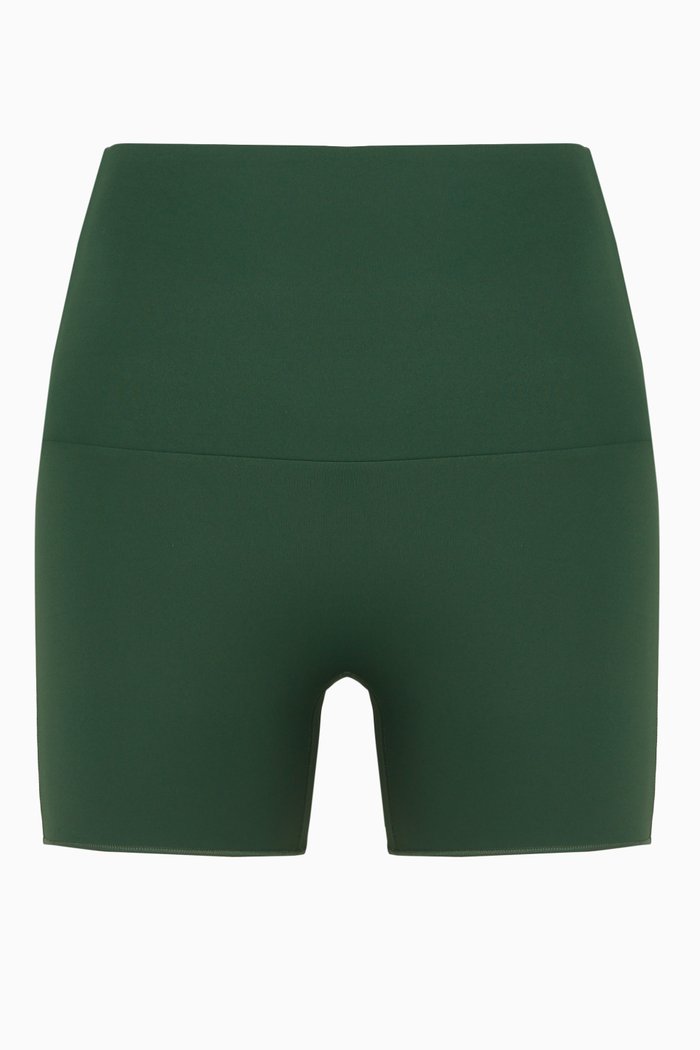 

The Contour Boy Shorts in Stretch Nylon, Green