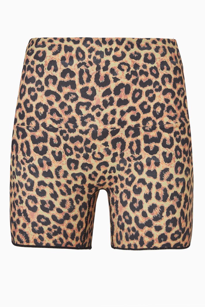 

The Contour Boy Shorts in Stretch Nylon, Brown