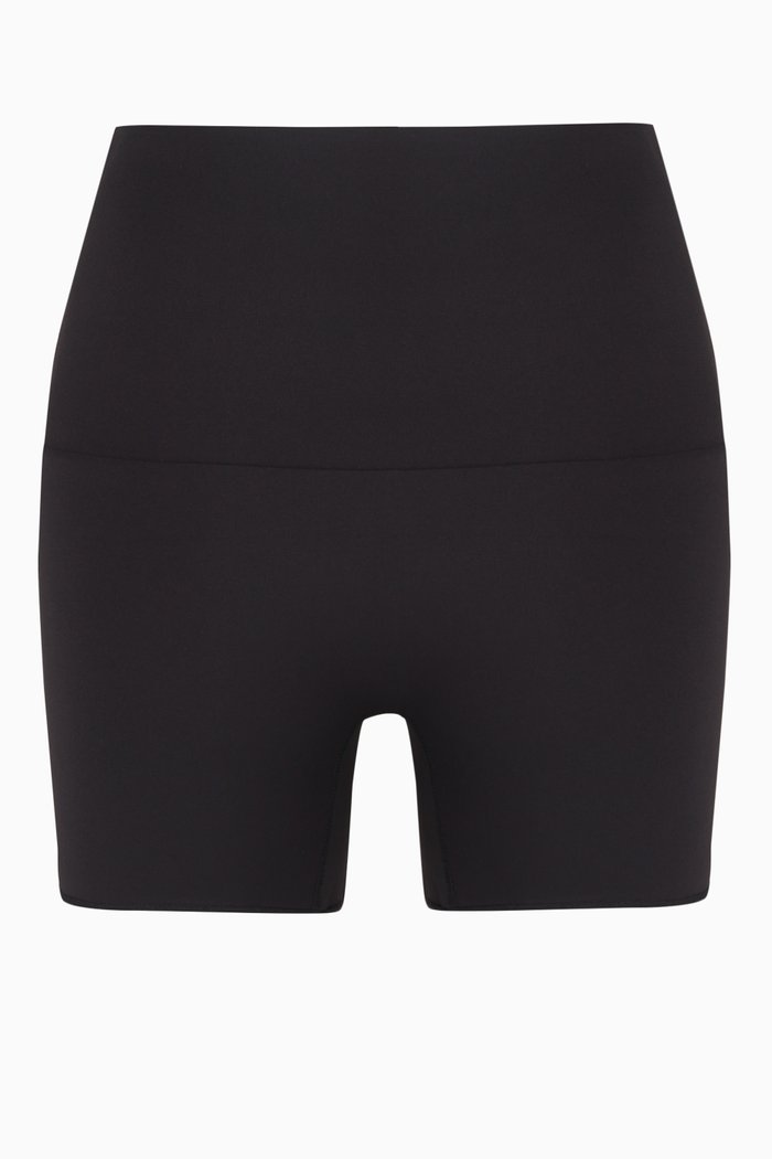 

The Contour Boy Shorts in Stretch Nylon, Black