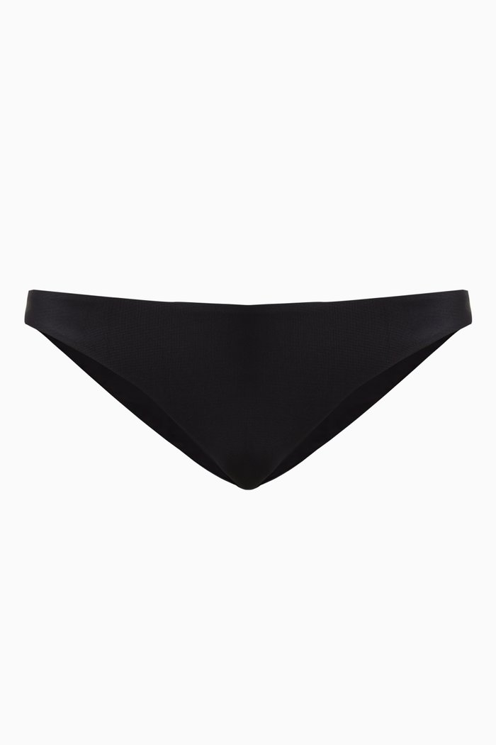 

The Signature Bikini Briefs in Matte Lycra, Black