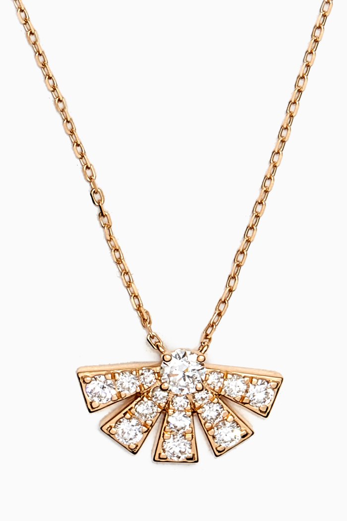 

Sunrise Diamond Pendan in 18kt Gold, White