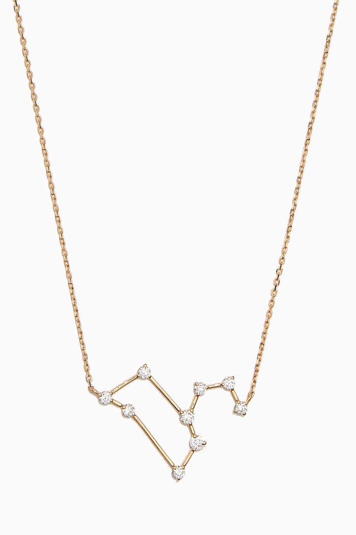 

Leo Constellation Diamond Necklace in 18kt Gold