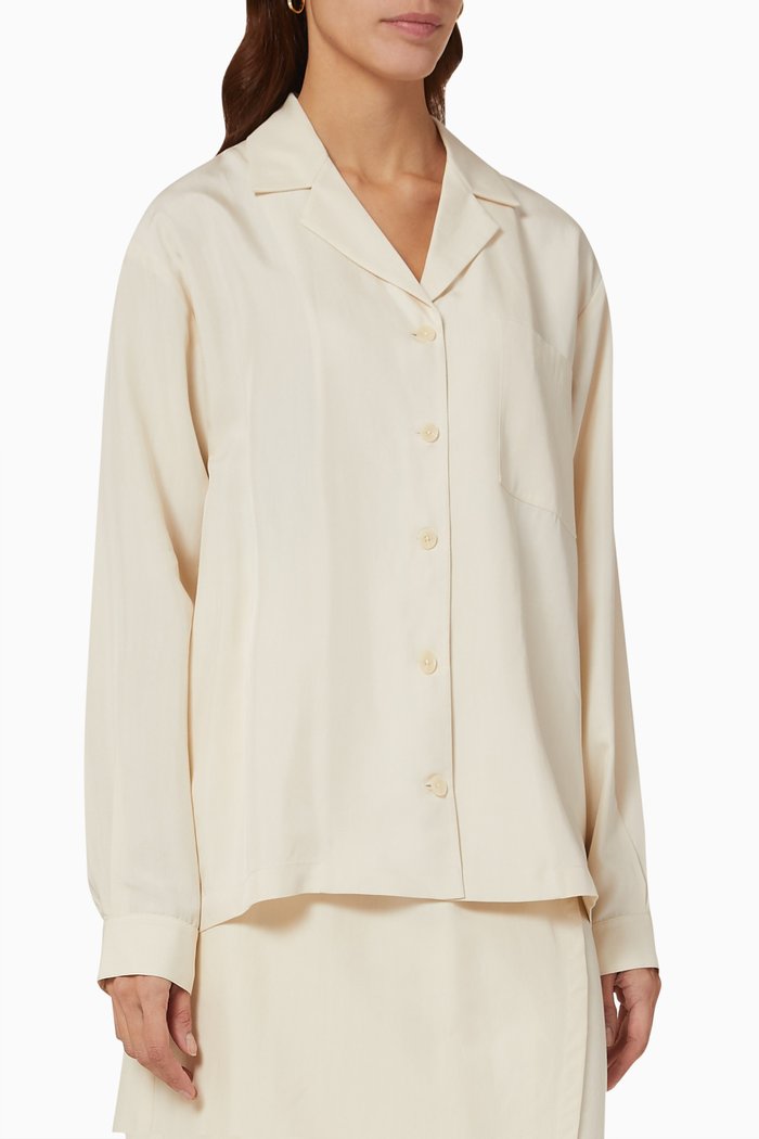 

Mashael Shirt in Modal Blend, Neutral