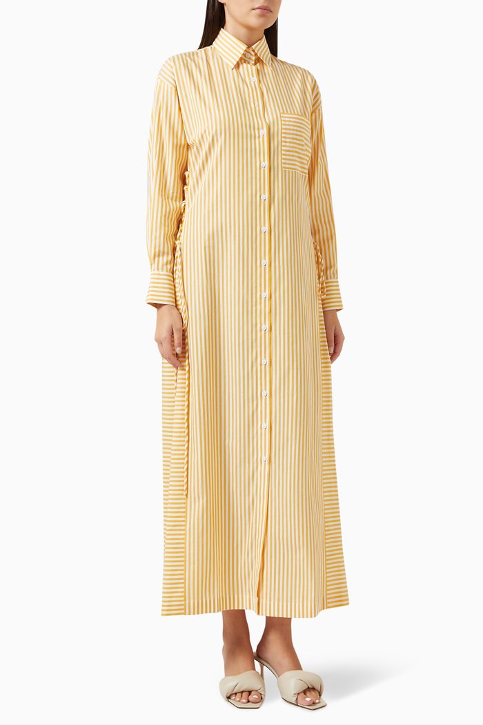 

Lina Shirt Dress in Cotton, Multicolour