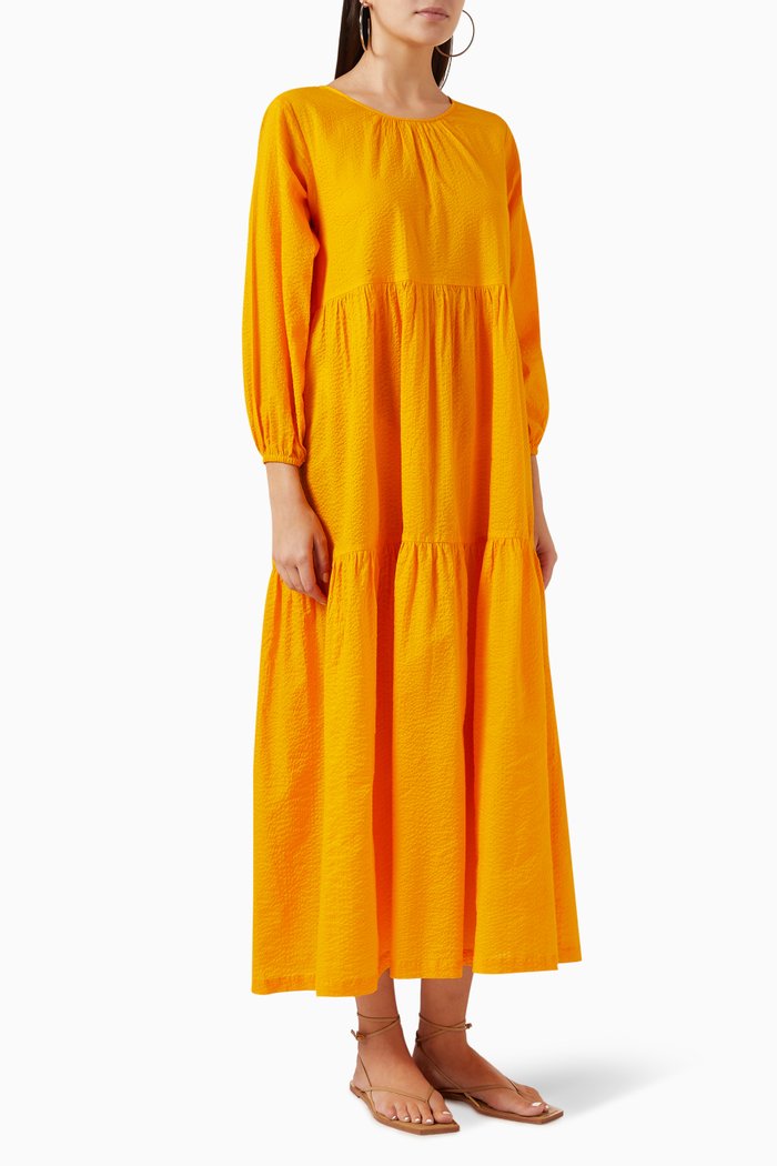 

Lulu Dress in Cotton, Yellow