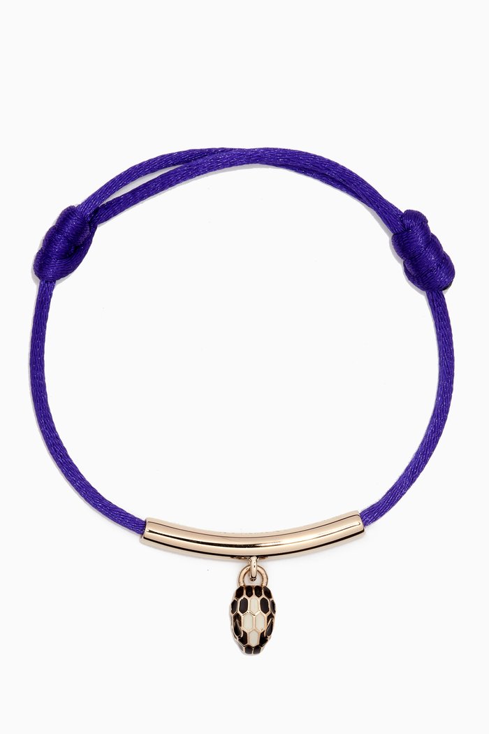 

Serpenti Forever Bracelet in Gold-plated brass, Purple