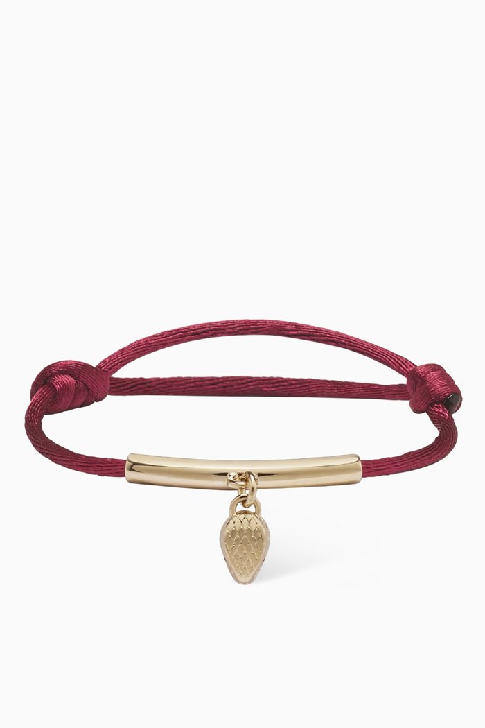 

Serpenti Forever Bracelet in Fabric, Pink