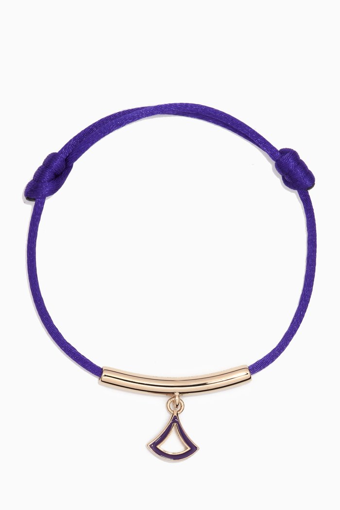 

Divas Dream Bracelet in Gold-plated Brass, Purple