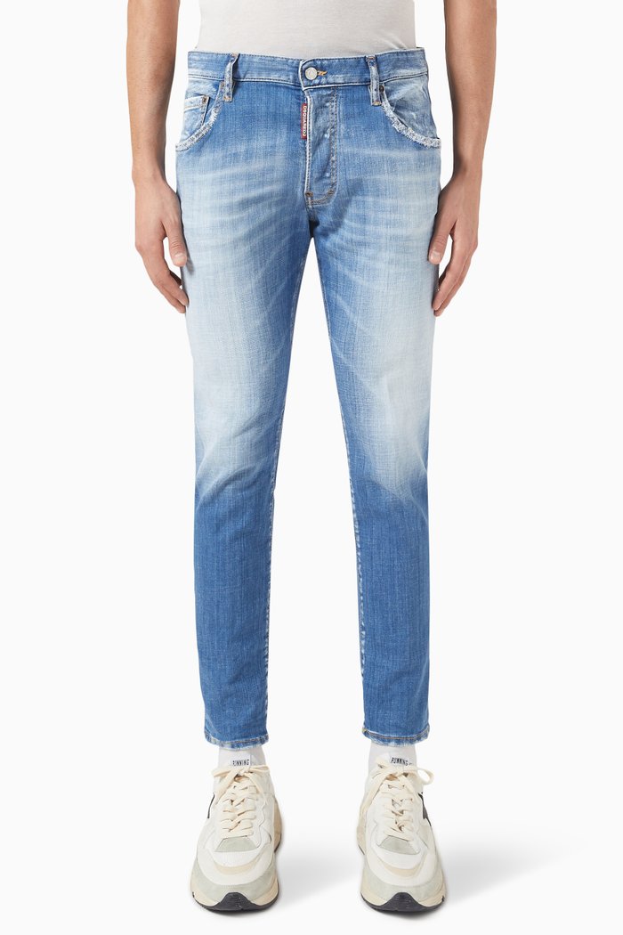 

Skater Jeans in Denim Stretch, Blue