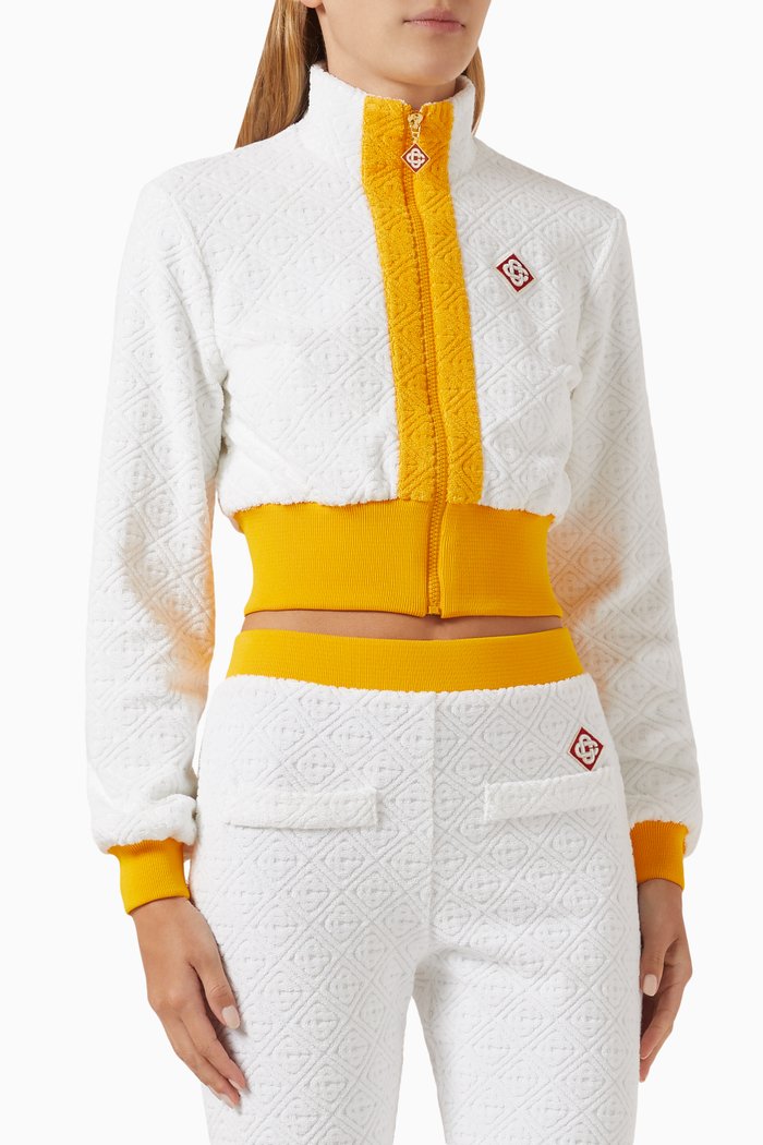 

Terry Towel Monogram Track Top, Multicolour