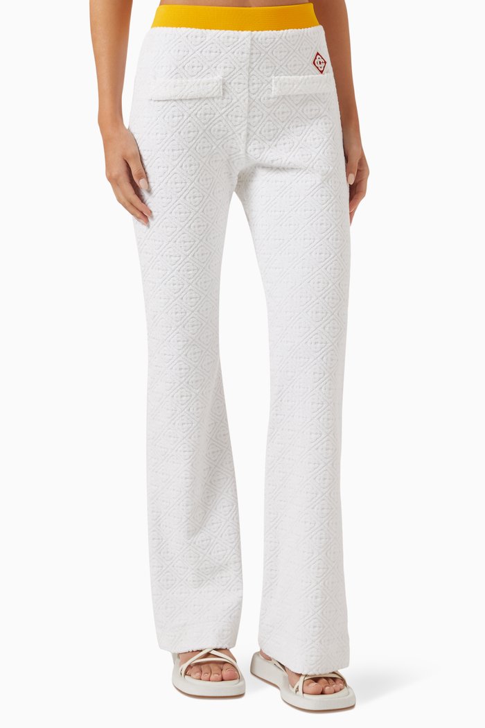 

Terry Towel Monogram Track Pants, Multicolour