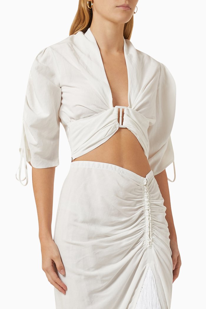 

Ibiza Crop Top, White