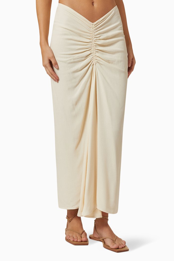 

Divya Maxi Skirt in Viscose, Neutral
