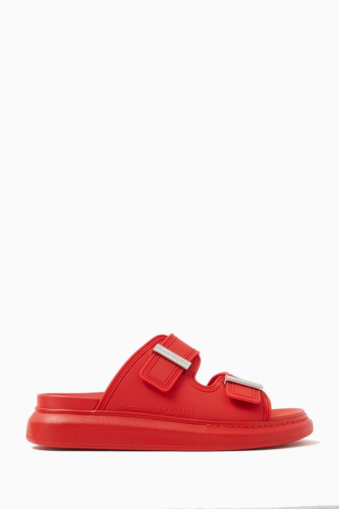 

Hybrid Slides in Rubber, Red