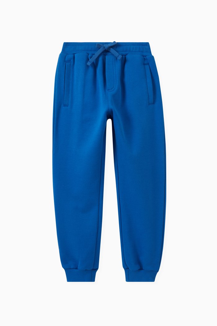 

Logo Patch Track Pants in Cotton, Blue