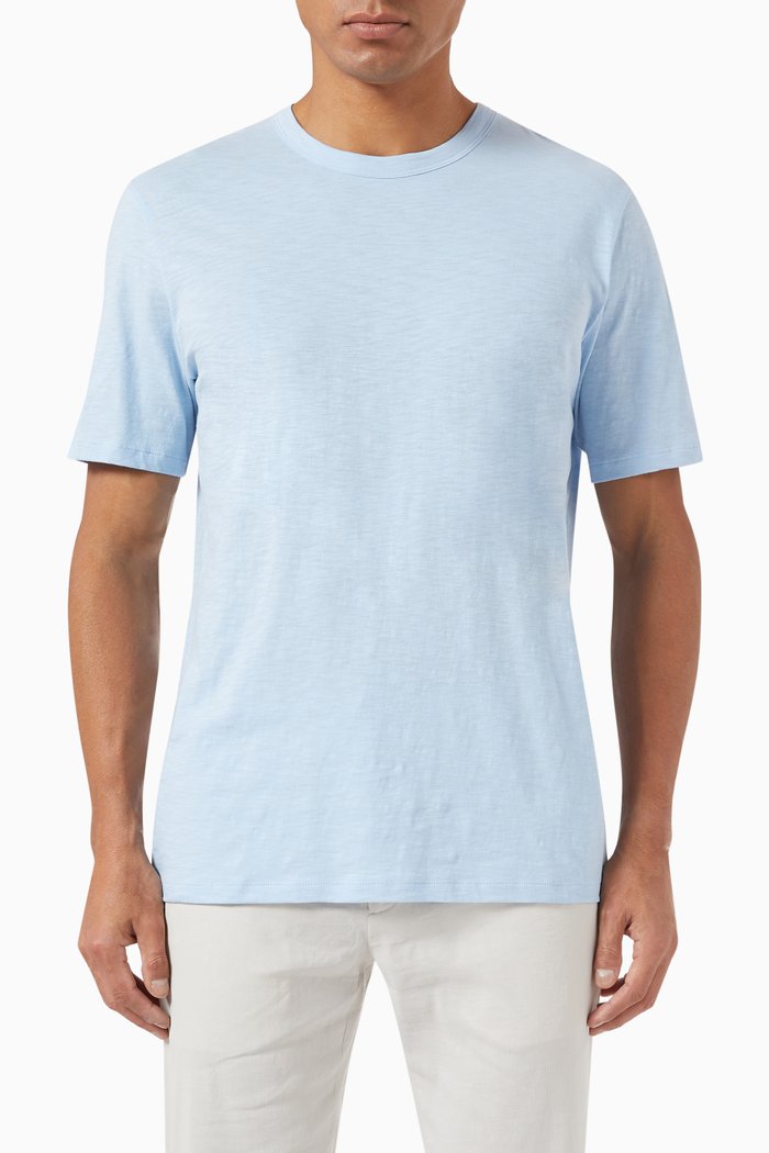 

Cosmos T-shirt in Cotton Jersey, Blue