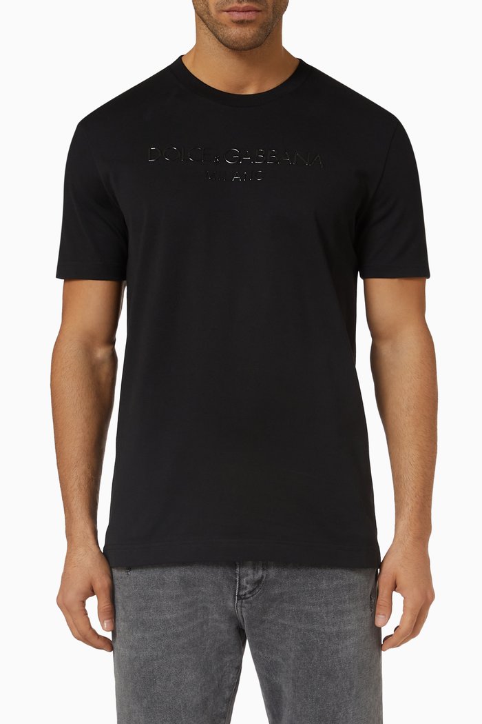 

Logo T-shirt in Jersey, Black