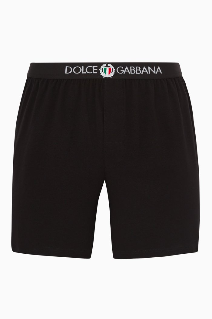 

Boxers in Cotton Jersey, Black
