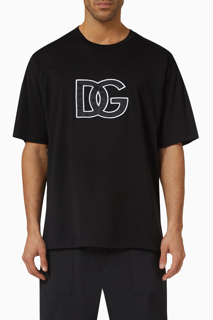 

Logo T-shirt in Jersey, Black