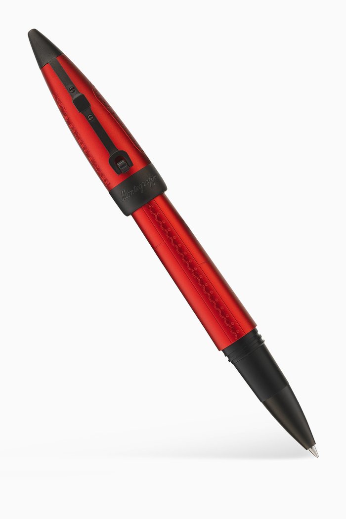 

Aviator Red Baron Rollerball Pen in Brushed Aluminium