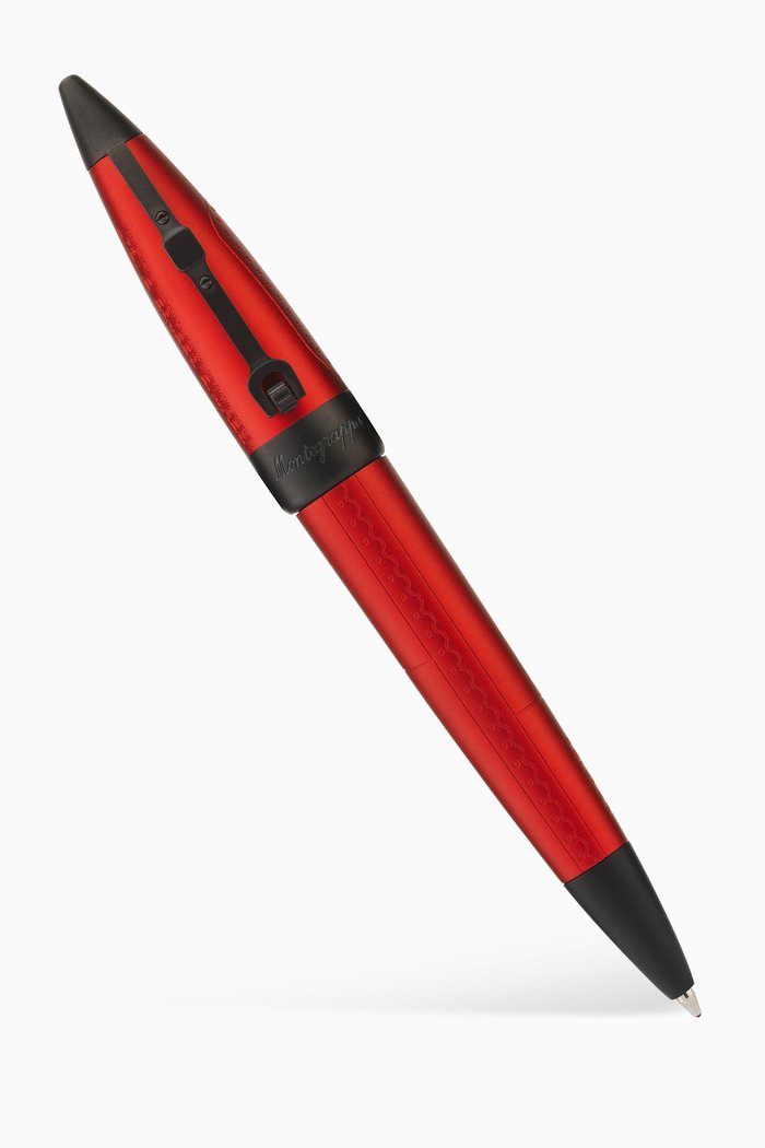 

Aviator Red Baron Ballpoint Pen in Brushed Aluminium