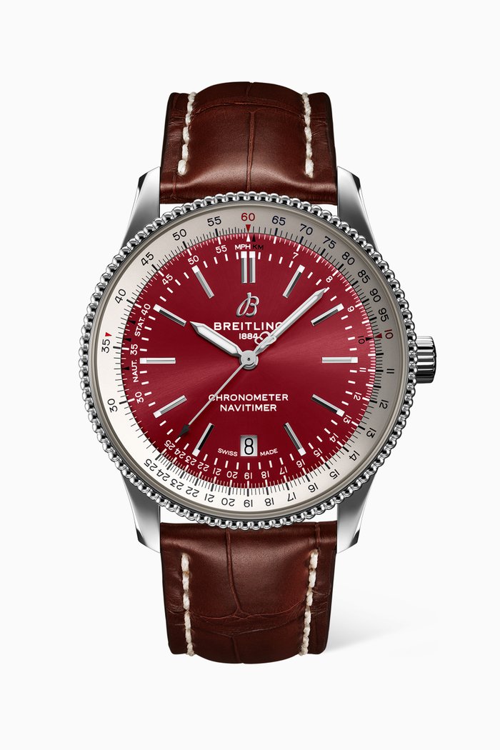 

Middle East Edition Navitimer Automatic 41 with Folding Clasp, Red
