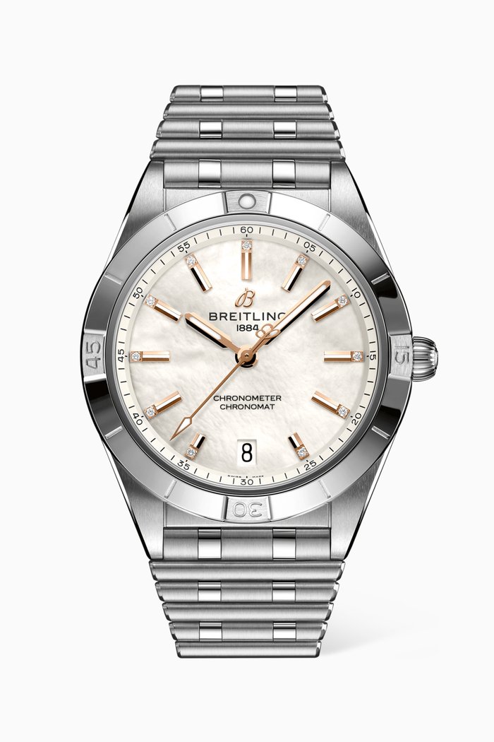 

Chronomat Automatic Stainless Steel Watch, 36mm, White