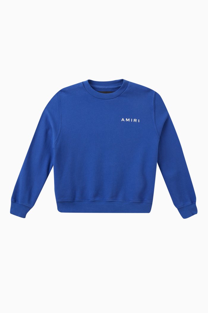 

Graphic Logo Sweatshirt in Cotton, Blue