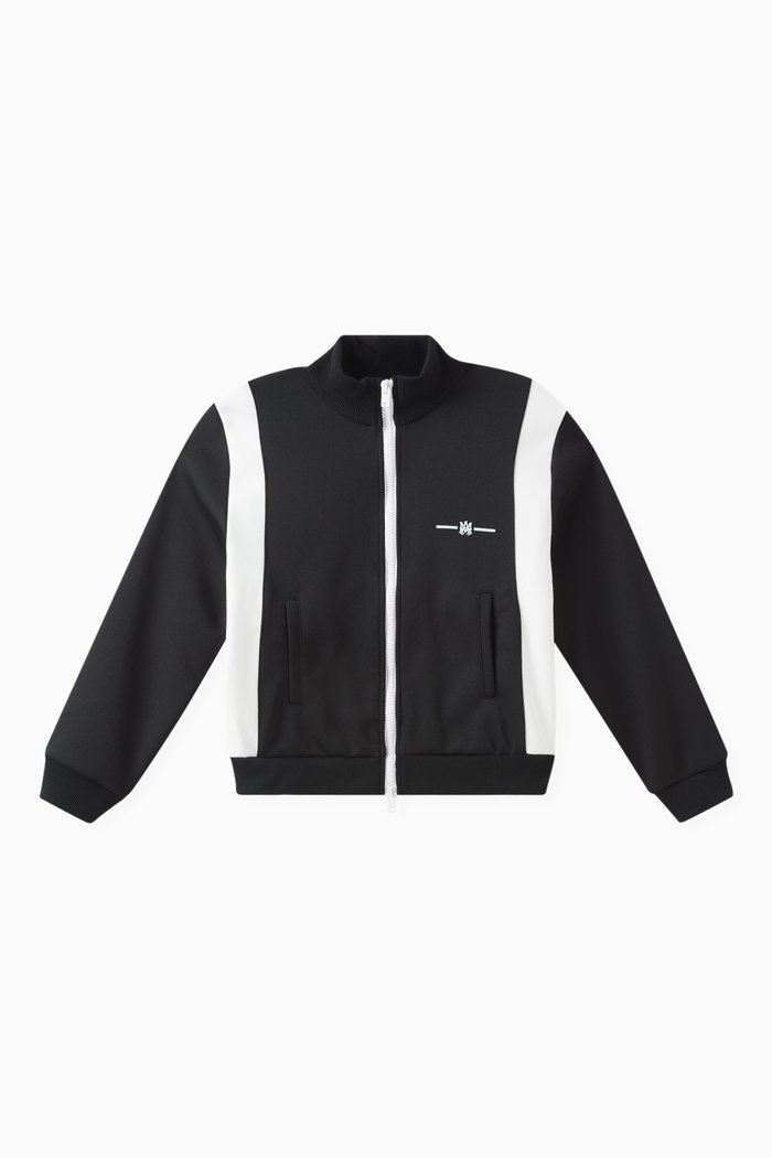 

Logo-print Track Jacket in Polyester, Black