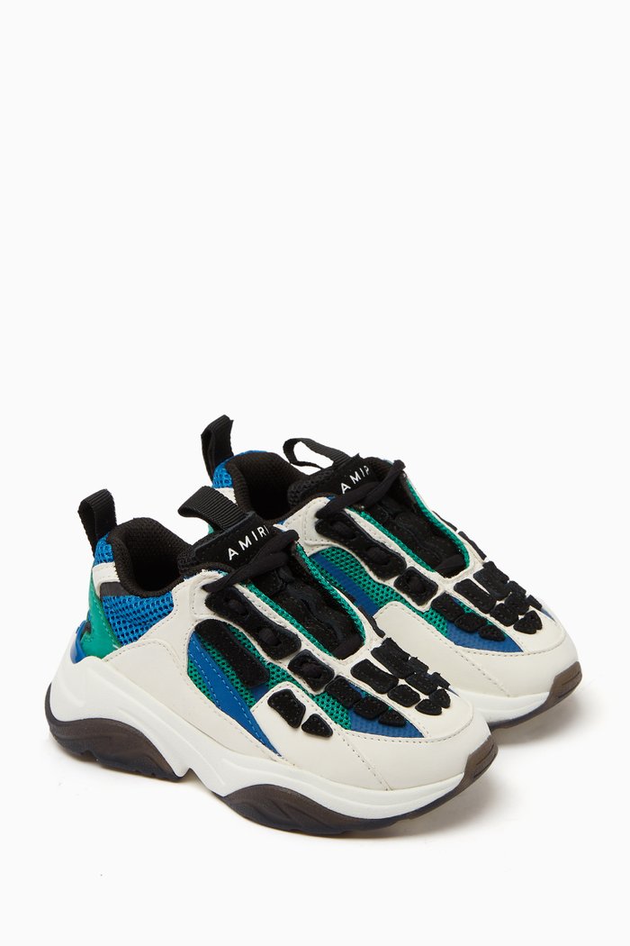 

Bone Runner Sneakers in Leather, Multicolour