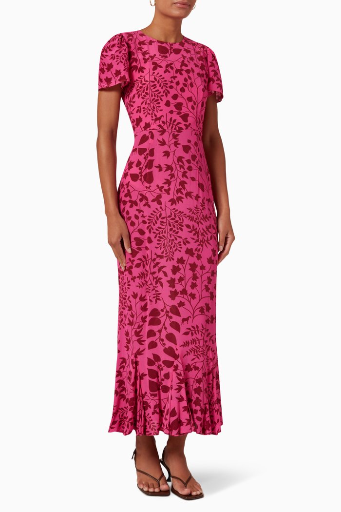 

Lulani Maxi Dress in Viscose, Pink