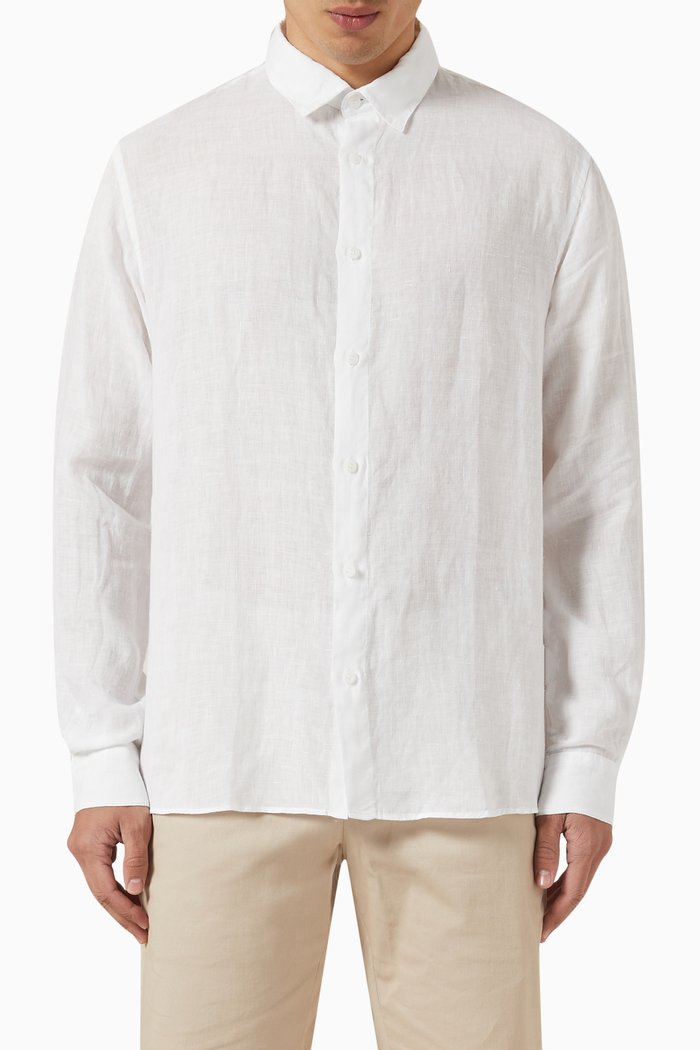 

Casual Shirt in Linen, White