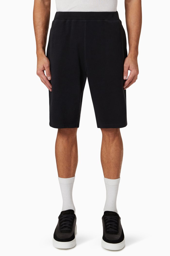 

Loopback Shorts in Cotton, Black