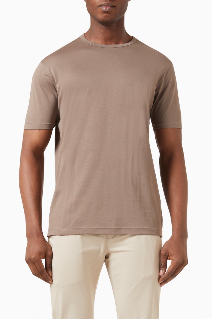 

Classic T‑shirt in Supima Cotton, Brown