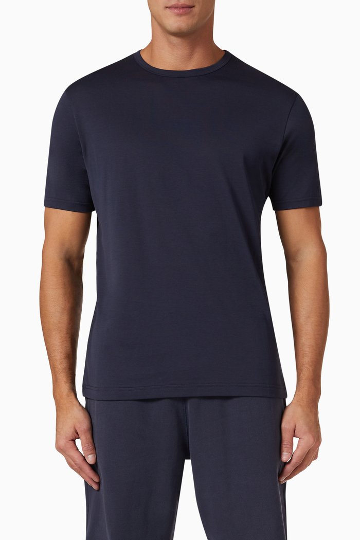 Classic T‑Shirt in Cotton, Blue