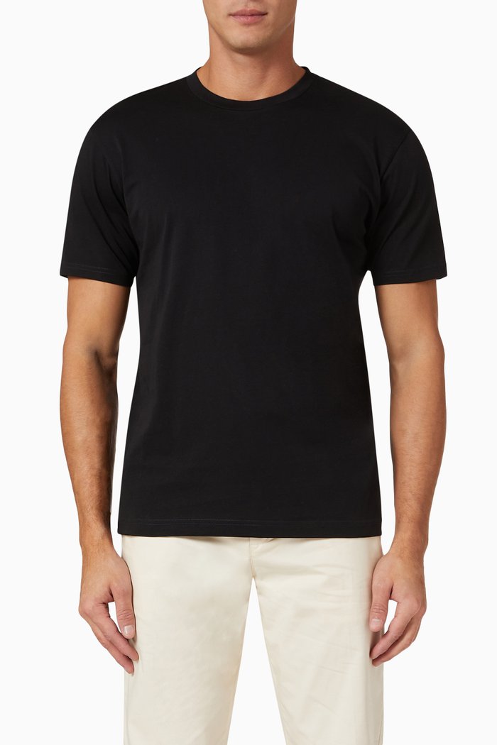 

Riviera T‑shirt in Organic Cotton, Black