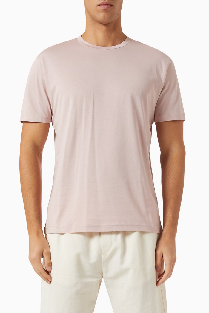 

Riviera T‑shirt in Organic Cotton, Pink