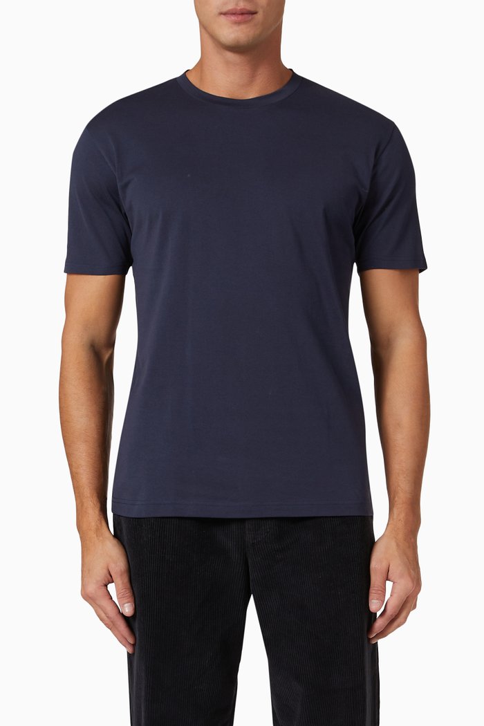 

Riviera T‑shirt in Organic Cotton, Blue