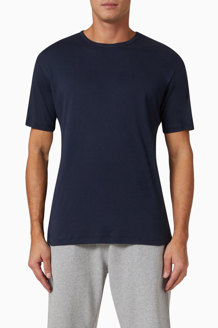 

T‑shirt in Sea Island Cotton, Blue