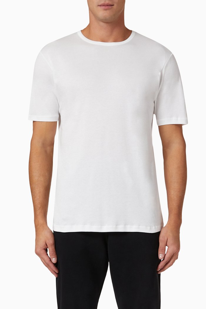 

T‑shirt in Sea Island Cotton, White