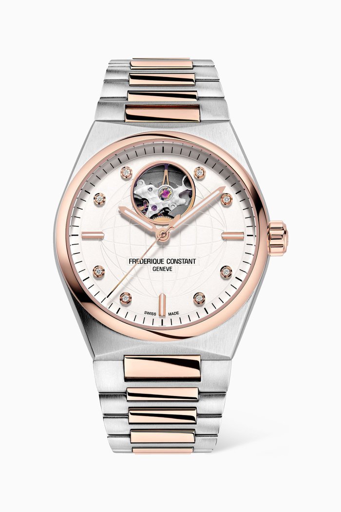 

Highlife Heartbeat Automatic Two-tone Stainless Steel Watch, 34mm, Silver