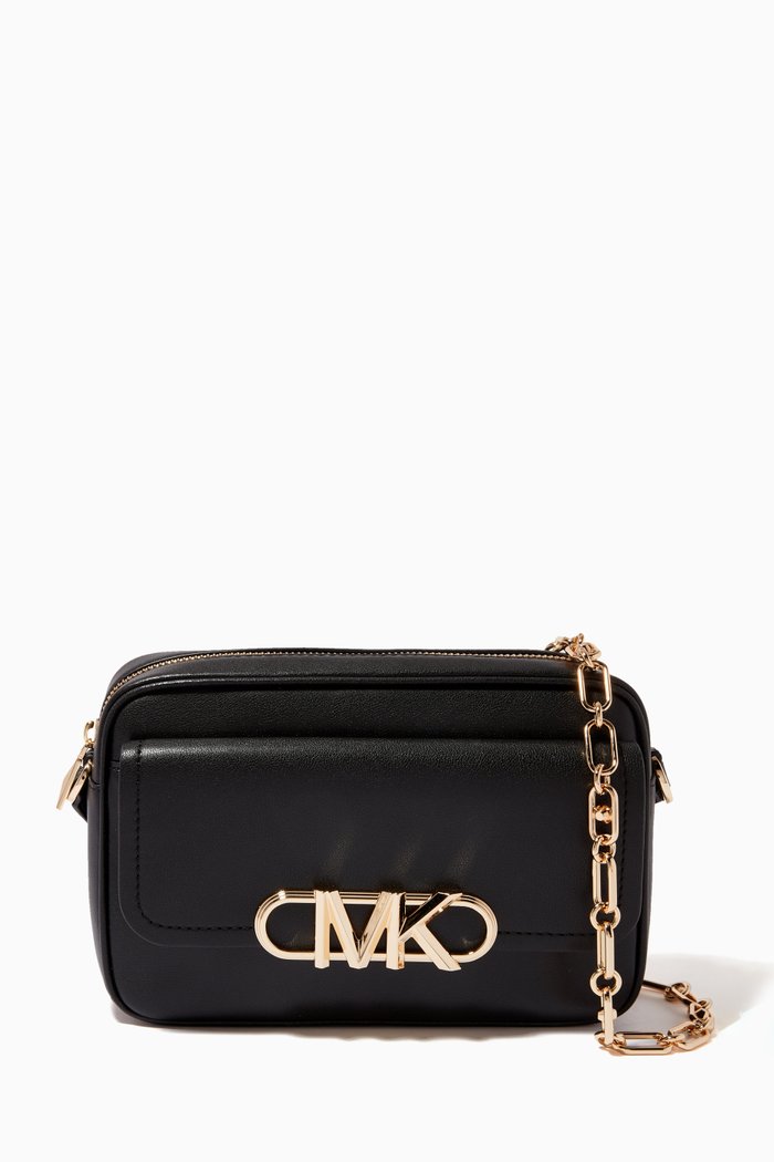 

Parker Medium Crossbody Bag in Leather, Black