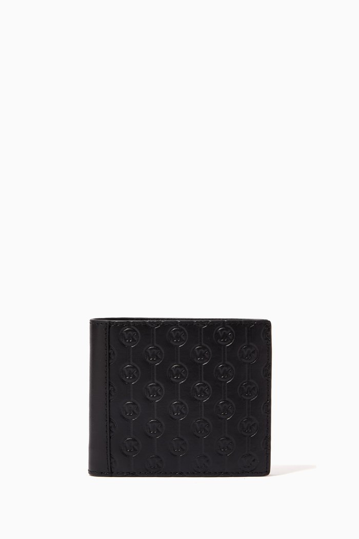 

Hudson Billfold Wallet in Leather, Black