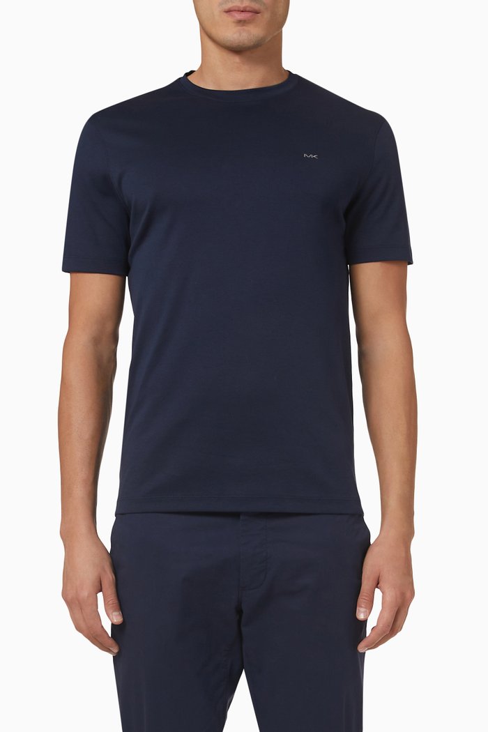 

Logo T-shirt in Cotton, Blue
