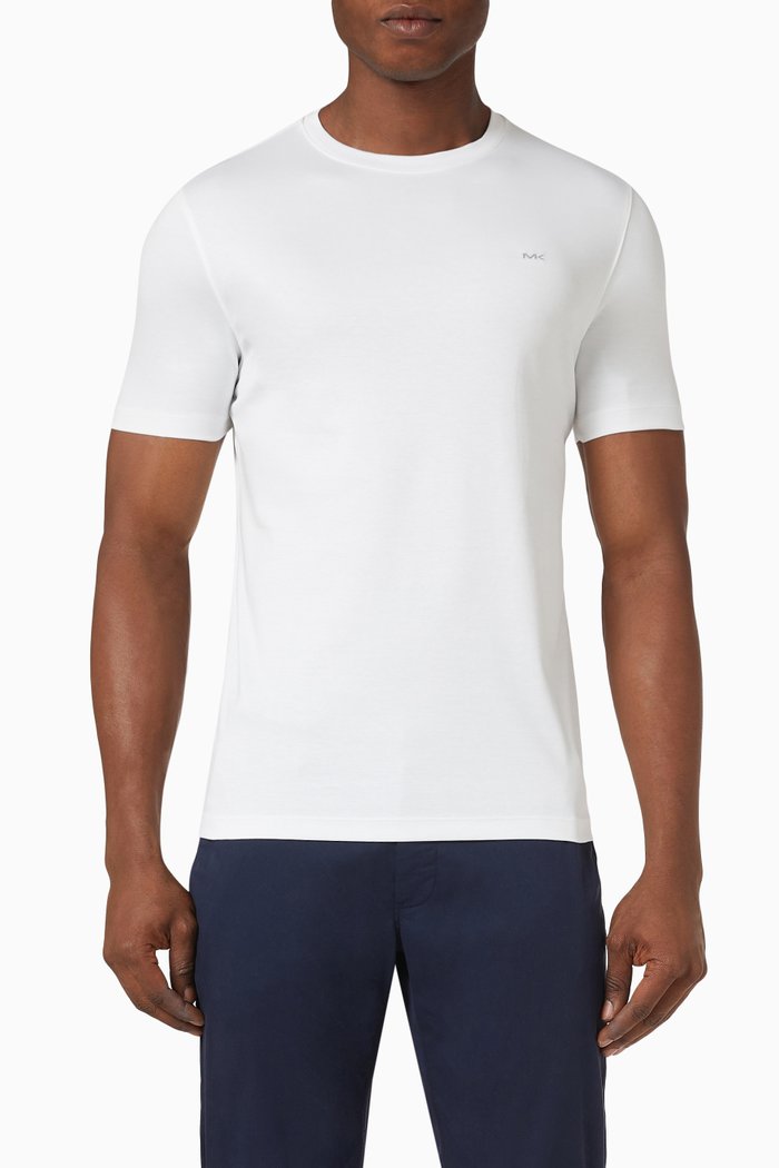 

T-shirt in Cotton Jersey, White